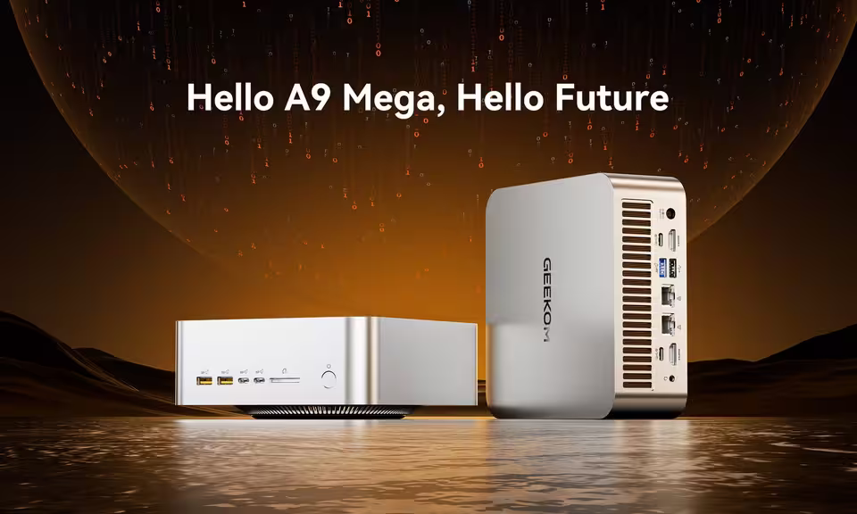 IFA 2025: A9 Mega startet – Geekom zeigt außerdem GeekBook X14/X16 Pro und QS1