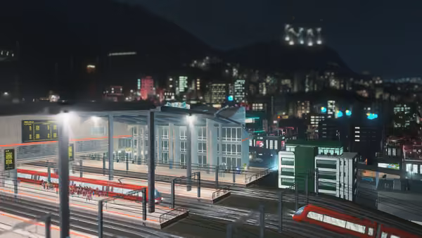 Der neue große Bahnhof in Mass Transit