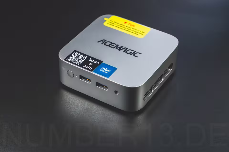 Acemagic V1 Test - Mini-PC mit Intel N97 im kleinen Gehäuse